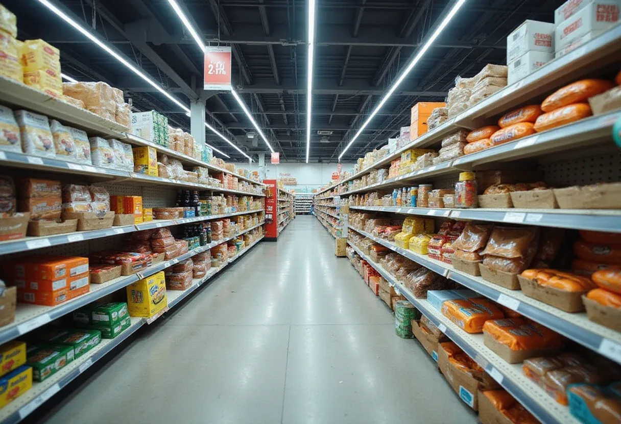 Grocery inflation flat in August, up 2.2% for the year
